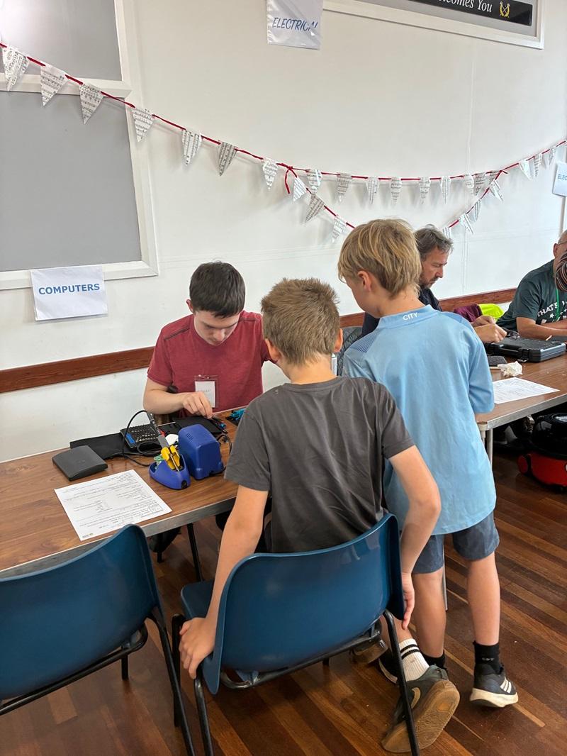 Picture of me at the repair cafe.